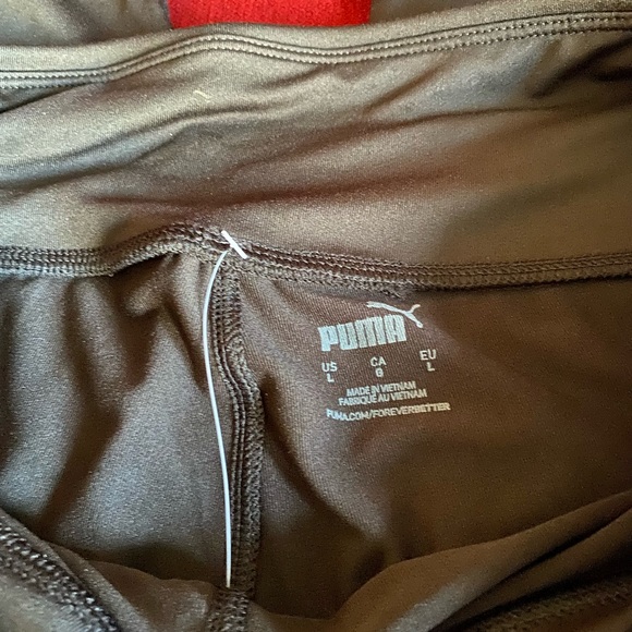 PUMA LADIES CAT LOGO TIGHTS WITH 1 SIDE POCKET BLACK - Picture 11 of 15